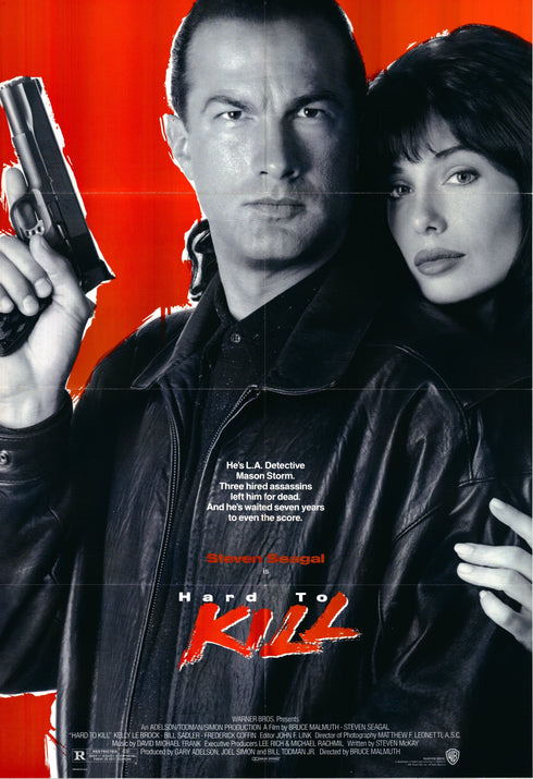 hard to kill 1990 one sheet poster folded
